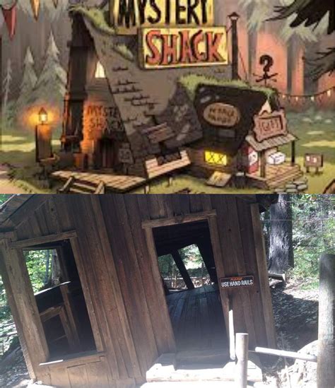 Isn't interesting than Gravity falls mystery Shack was inspired by a ...