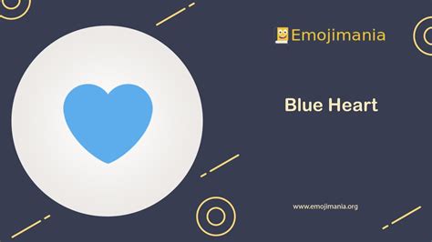 💙 Blue Heart emoji Copy & Paste - Emojimania