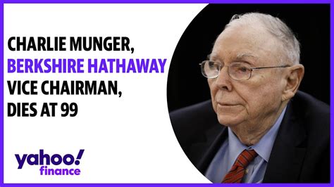 Charlie Munger, Warren Buffett's right-hand man, dies at 99 - Compound ...