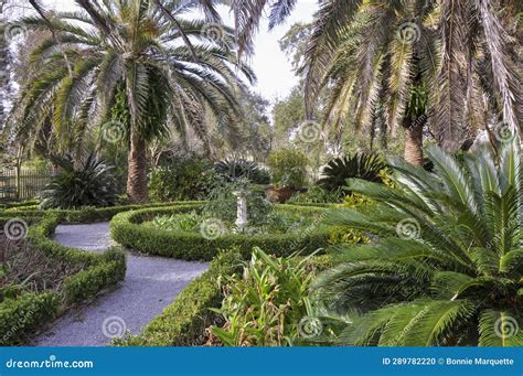 Beautiful Formal Garden with Plants. Stock Photo - Image of grass ...