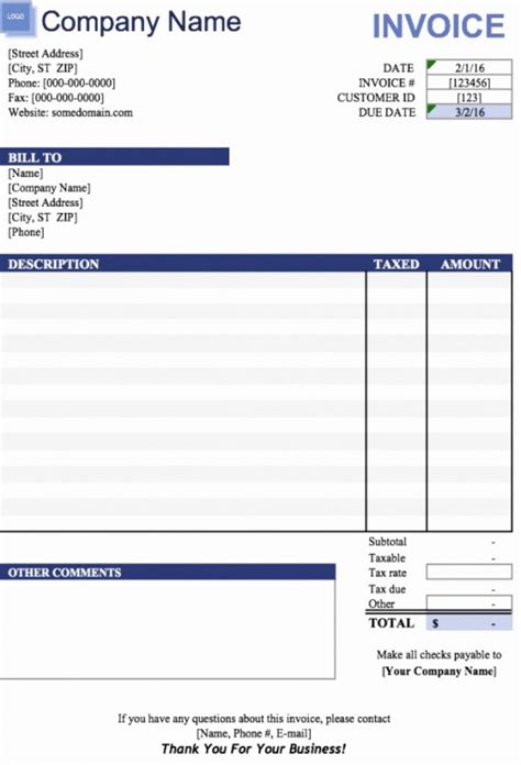 Invoice Template Microsoft Excel Sales Download Design throughout ...