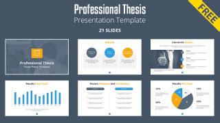 Free Professional Thesis PowerPoint Templates & Google Slides