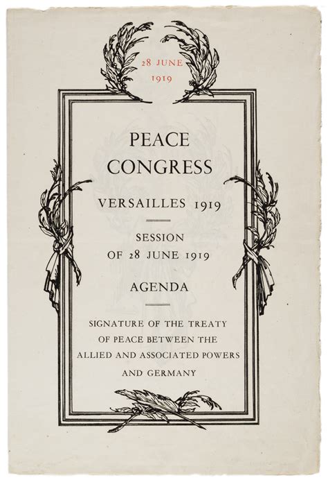 Treaty of Versailles and President Wilson, 1919 and 1921 | Gilder ...