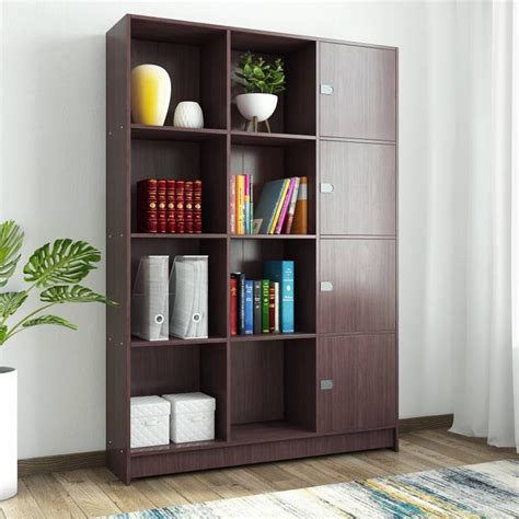 Venice Engineered Wood Semi-Open Book Shelf