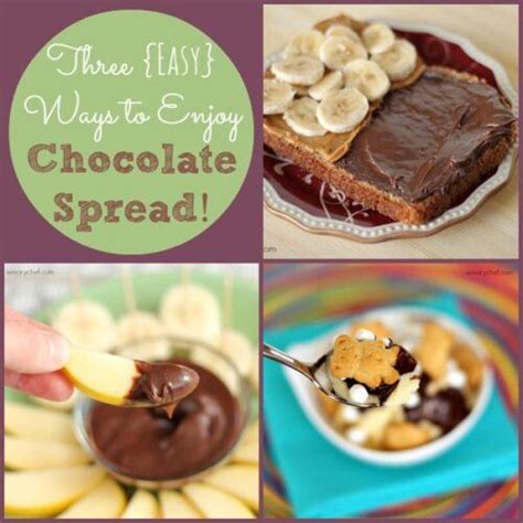 3 Easy and Sweet Recipes Using Chocolate Spread