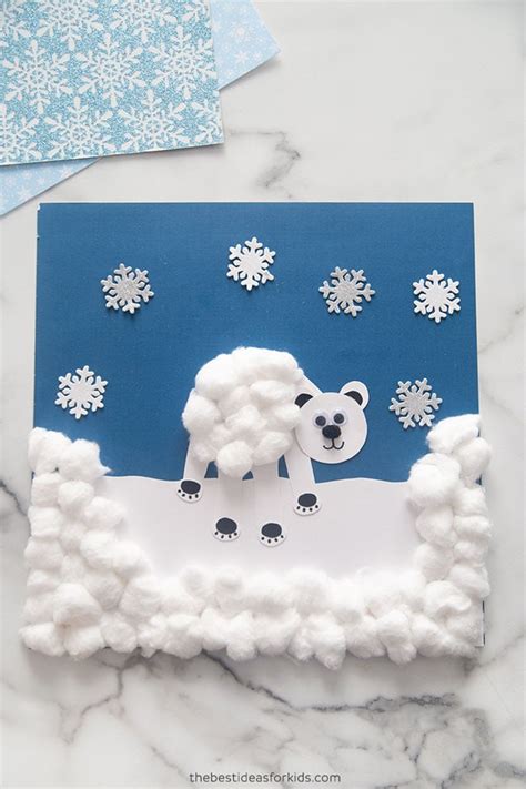 Polar Bear Handprint - The Best Ideas for Kids