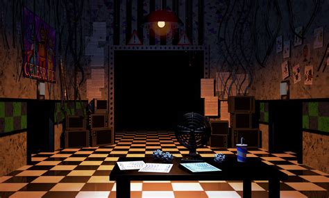 (C4D/FNAF2) Office FNAF 2 by TheRetroXDC4DFNAF on DeviantArt