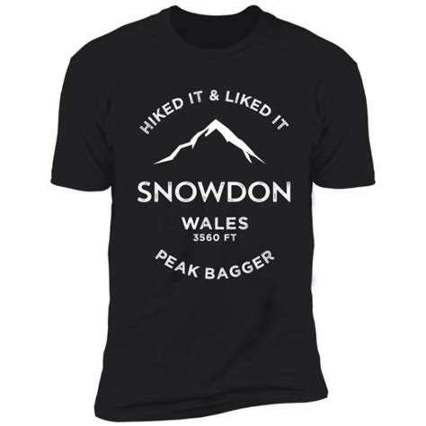 Snowdon-Wales-Hiking Trekking T-Shirt