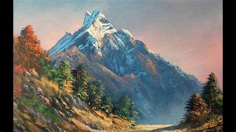 Beautiful Mountain Landscape Paintings : Landscape painting on canvas ...