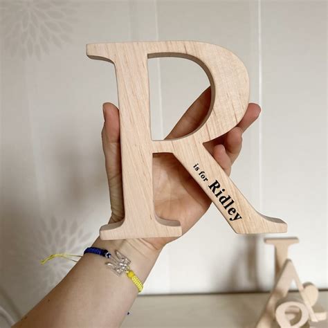 Wooden Letters for Nursery - Etsy