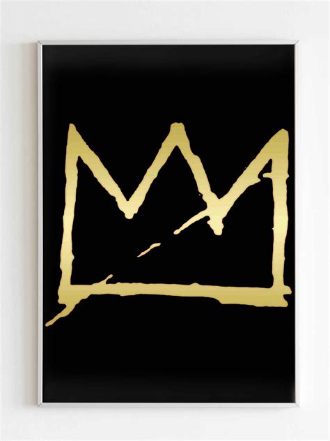 Basquiat Crown Jean Michel Basquiat Poster - Nuu Shirtz