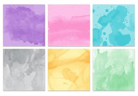 Watercolor Texture Vector Pack 60275 Vector Art at Vecteezy