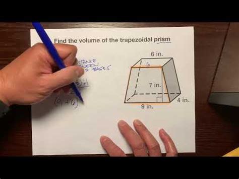 Finding volume of trapezoidal prisms worksheets - synergyfess