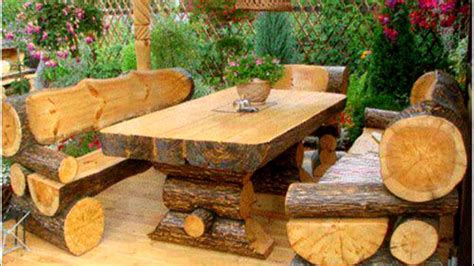 10+ Rustic Wood Outdoor Furniture – DECOOMO