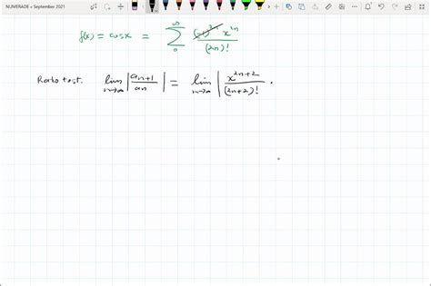 SOLVED:Prove: The Taylor series for cosx about any value x=x0 converges ...