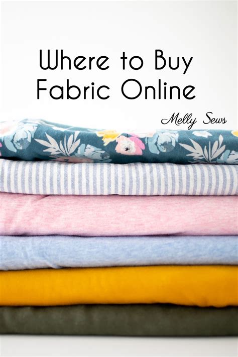 Great Online Fabric Stores - And What To Buy at Each - Melly Sews