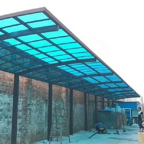 Residential Polycarbonate Structure Shed in Ahmedabad, - Chamunda Fiber ...