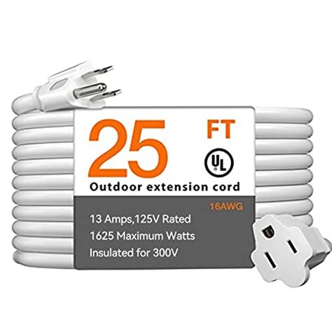 Top 10 Best 25 Foot White Outdoor Extension Cord To Buy Online - Glory ...