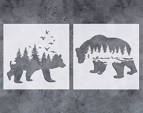 Amazon.co.uk: bear stencils