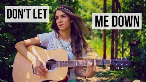 Don't Let Me Down - The Chainsmokers ft. Daya // Guitar Tutorial ...