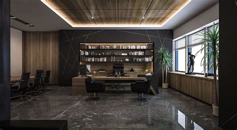 Ceo Office El Hamra Tower Kuwait City On Behance Office Interior