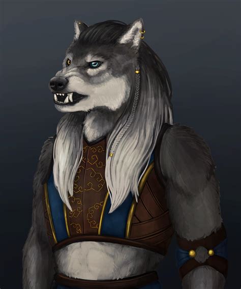 [Art] Another day, another DnD character. Wolfkind monk that got bitten ...