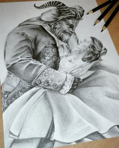 Beauty And The Beast Drawing at GetDrawings | Free download