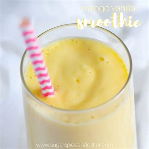 Mango Vanilla Smoothie ⋆ Sugar, Spice and Glitter