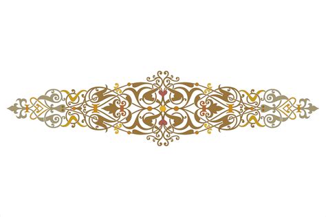 Arabic Floral Seamless Border. Traditional Islamic Design. 15719892 ...