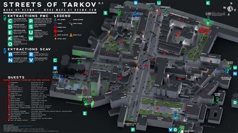 Tarkov Streets Map