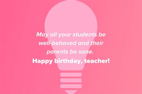 Happy Birthday For Teacher Wishes - Eba Katine