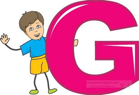 Alphabet Letters with Kids-children alphabet letter g clipart