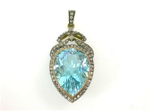 Blue Topaz Pendant