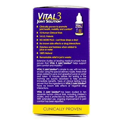 Vital 3 Joint Solution® Clinically Proven Joint Supplement - Buy Online ...