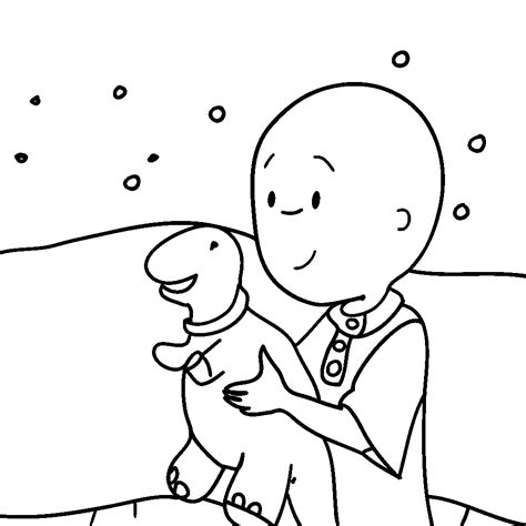 Caillou coloring pages to download and print for free