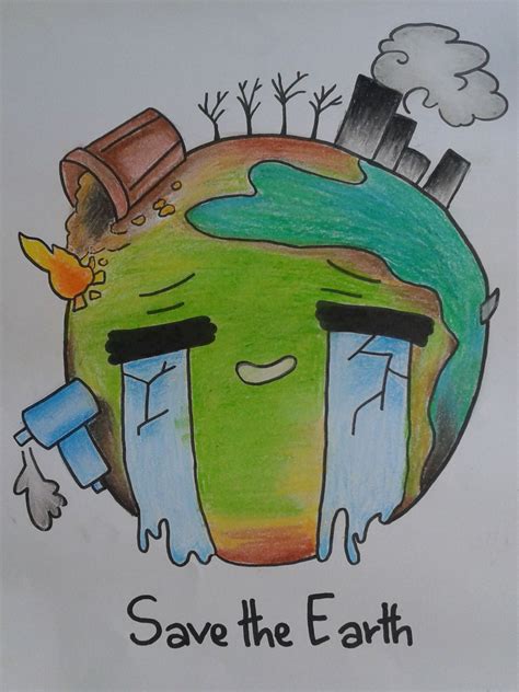 35+ How To Draw Save Earth Viral | Hutomo