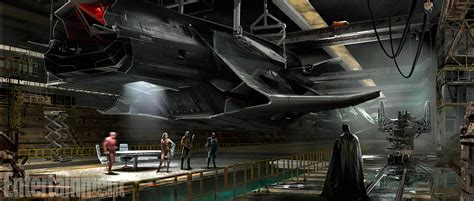 'Justice League' concept art reveals Batman's massive plane, the Flying ...