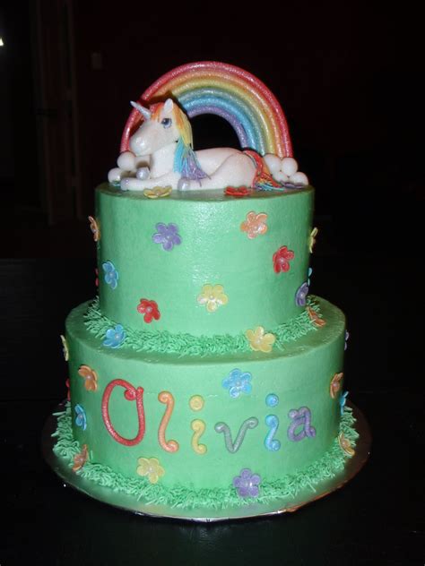 Unicorn & Rainbow - CakeCentral.com