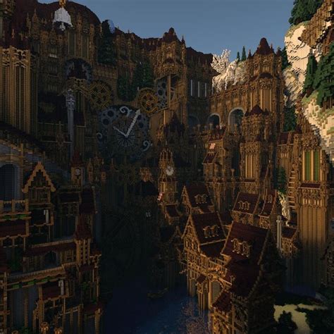 Minecraft Steampunk City 80% completed by Notux on DeviantArt ...