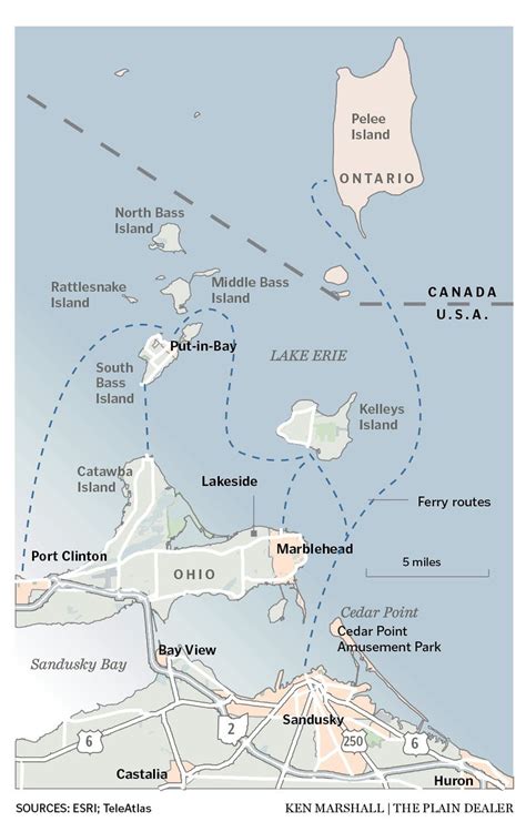 Maps Of Lake Erie Islands