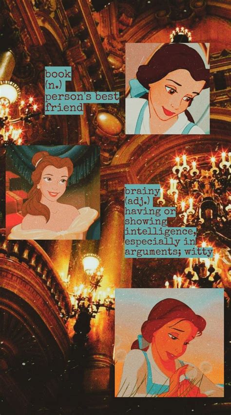 Belle aesthetic wallpaper in 2022 | Disney paintings, Disney artwork ...