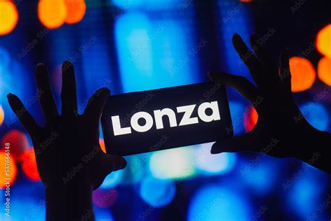 October 12, 2022, Brazil. In this photo illustration, the Lonza Group ...