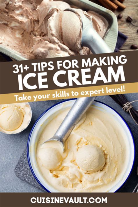 Homemade Ice Cream Making Tips | Cuisinevault