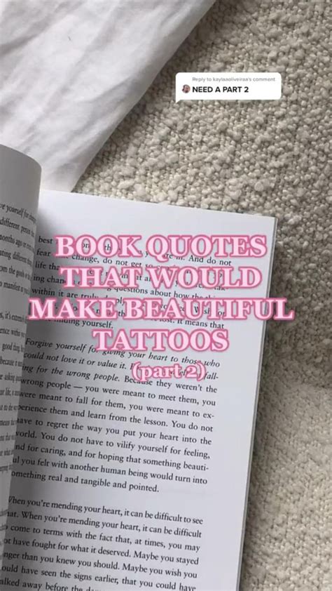 Book Quotes as Tattoos ️ | Book quotes, Favorite book quotes, Best self ...