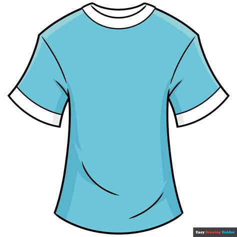 How to Draw a T-Shirt - Really Easy Drawing Tutorial