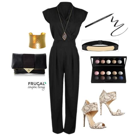 Frugal Fashion Friday Black Jumpsuit Outfit | Frugal fashion, Fashion ...