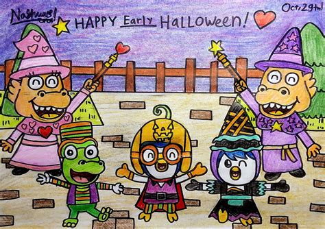 Halloween with Pororo and Friends! by Nashwaputri on DeviantArt