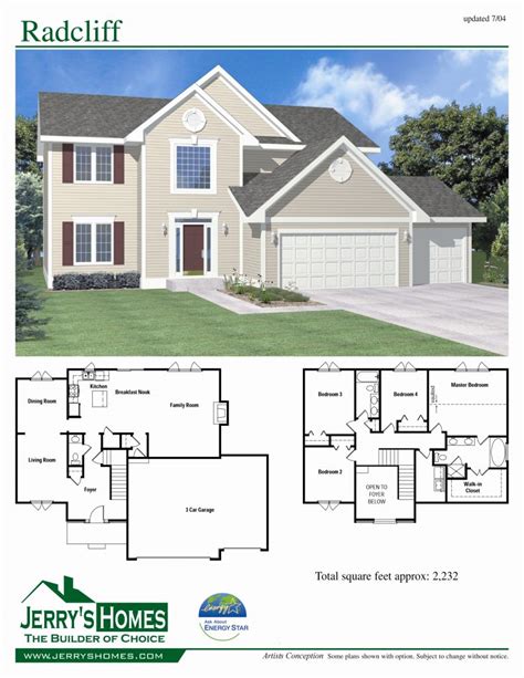 Luxury 4 Bedroom 2 Story House Floor Plans - New Home Plans Design