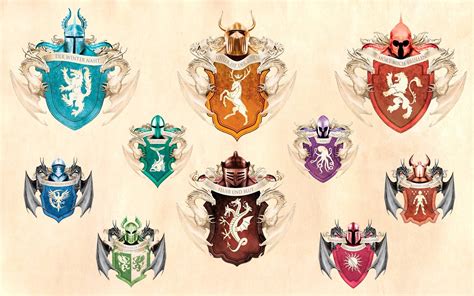 Game of Thrones Houses Symbols - Wallpaper, High Definition, High ...