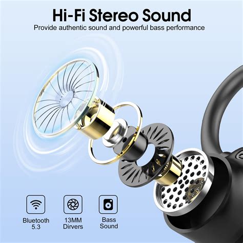 Snapklik.com : Wireless Earbuds, 2023 Bluetooth Headphones 5.3 Sport ...